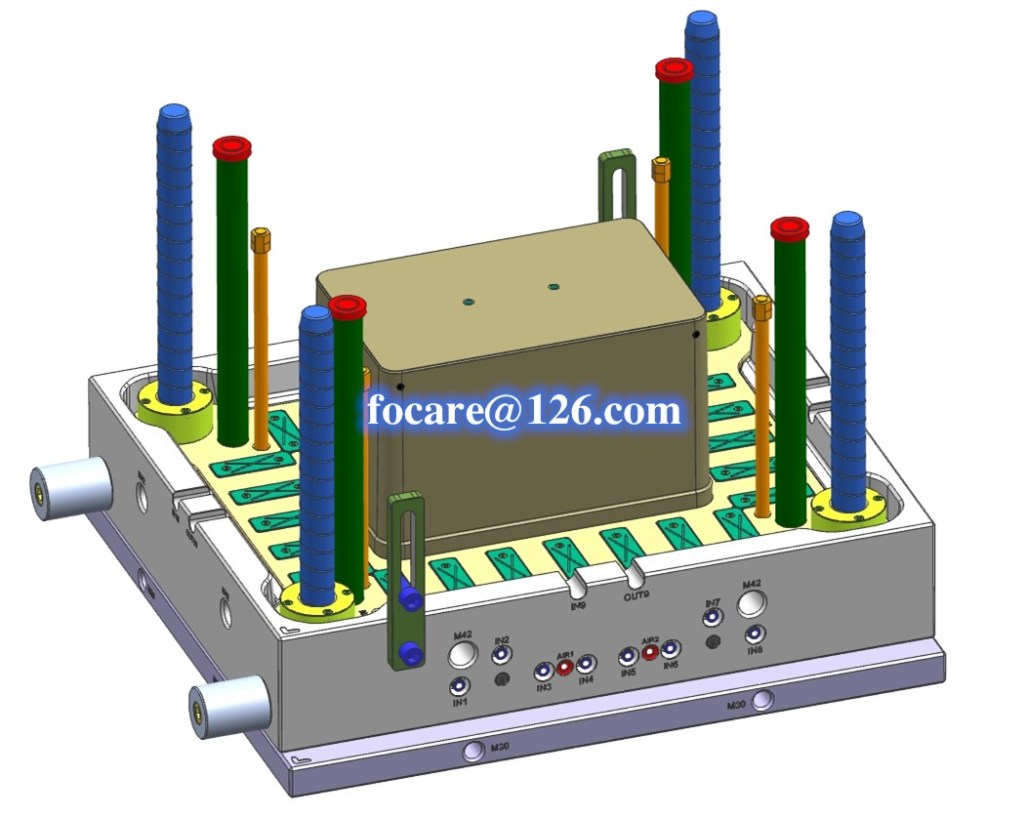 Производство пресс-формы для пластиквого ящика для с обменной вставки на заказа в Китае