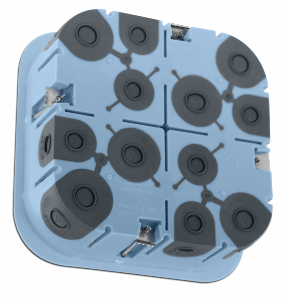 Двухцветная пресс-форма для геметичного подрозетника