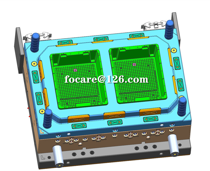 качественная двухцветная пресс-форма для пластикового контейнера
