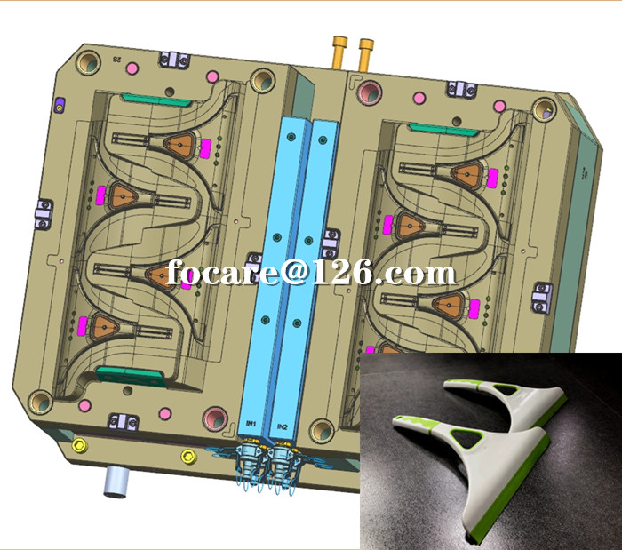 Двухкомпонентная пресс-форма для скребка для удаления воды