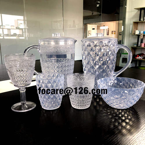 Пресс-форма для изготовления набора прозрачной кувшрины,пиалы,тарелки,стакана crystal