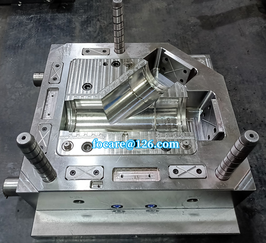 Изготовление пресс-форм для 45°тройника для внутренней канализации