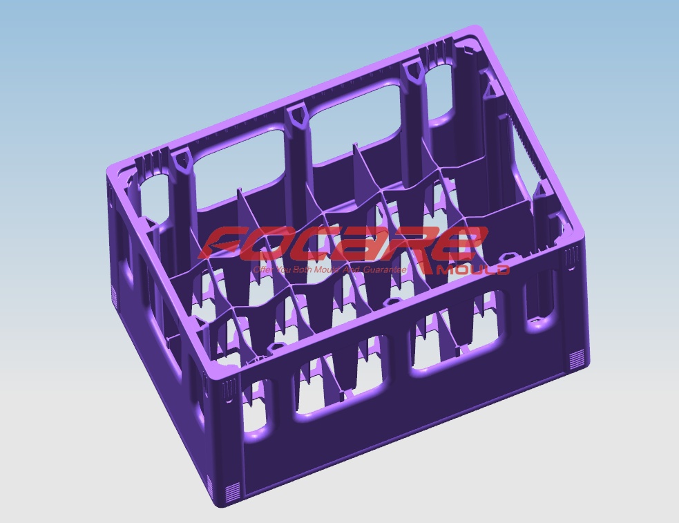 изготовление пресс-формы для пластикового ящика для пивных&nbsp;бутылок
