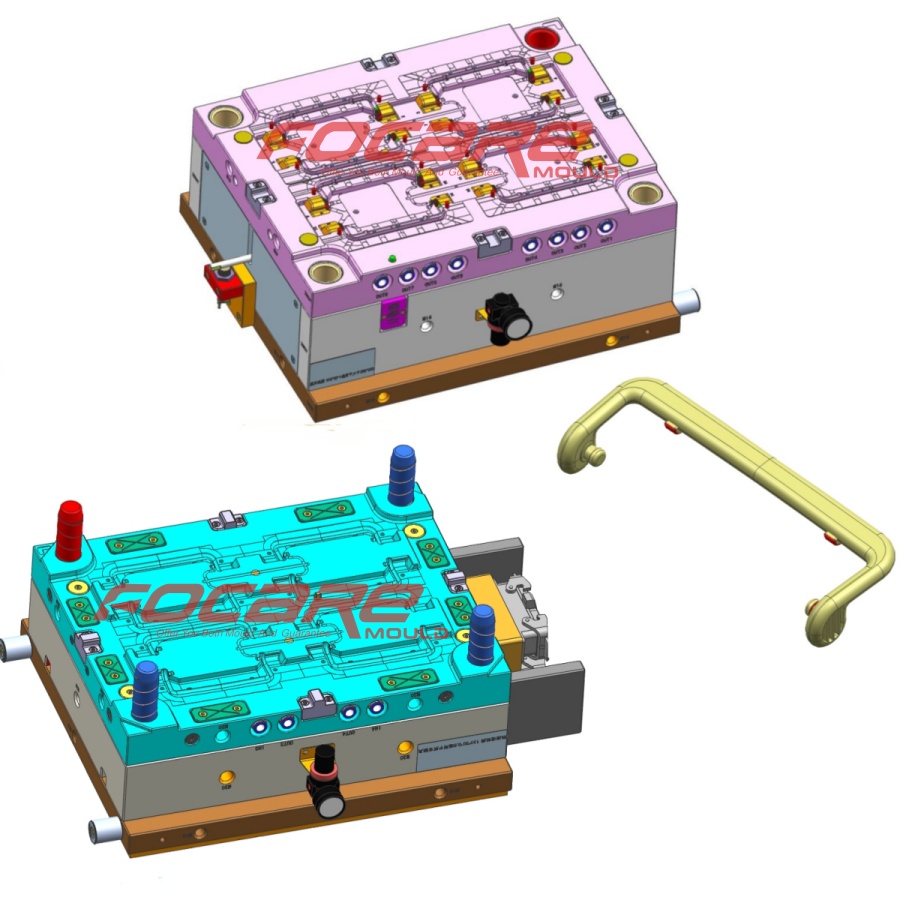 изготовление пресс-форм для защелки контейнера для хранения
